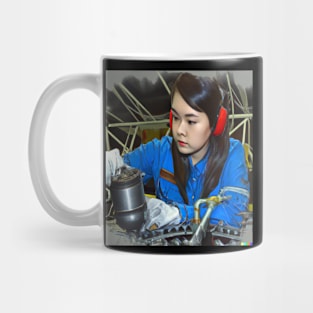 Aircraft Mechanic Digital Art 7 Mug